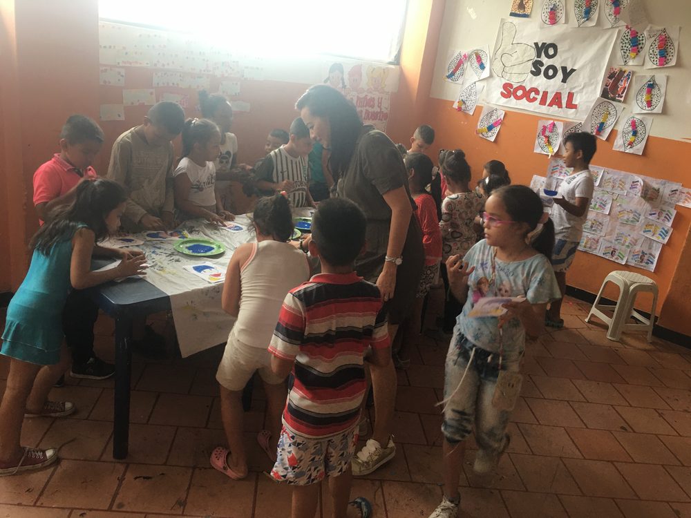 Taller artístico con niñez Yo soy Social